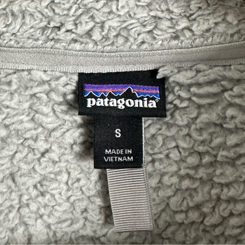 Patagonia Fleece Quarter Zip Pullover Sweater Grey Size Small‎ Hiking Camping S - Picture 2 of 13